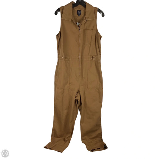 Jumpsuit By Gap In Brown, Size: 10 petite
