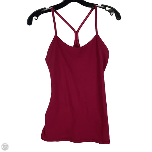 Athletic Tank Top By Lululemon In Pink, Size: 6