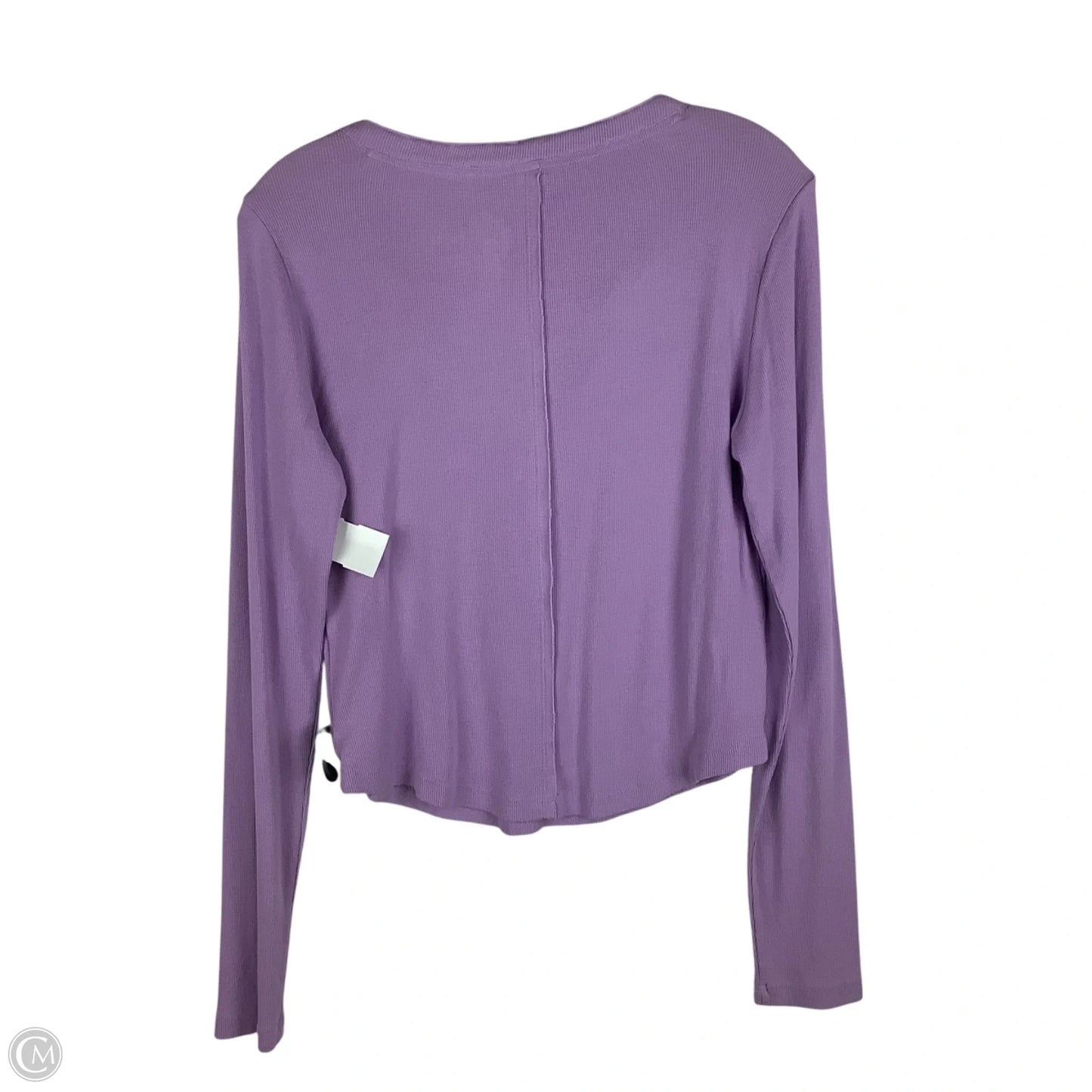 Top Long Sleeve By Pilcro In Purple, Size: M