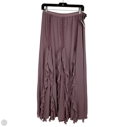 Skirt Maxi By Free People In Purple, Size: S (sheer)