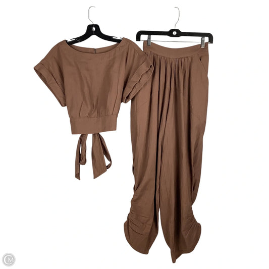 Pants Set 2pc By Free People In Brown, Size: S
