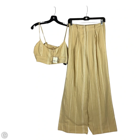 Pants Set 2pc By Free People In Yellow, Size: S