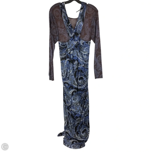 Dress Party Long By Anthropologie In Purple, Size: L