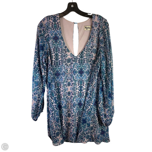 Dress Casual Midi By Show Me Your Mumu In Blue, Size: Xl