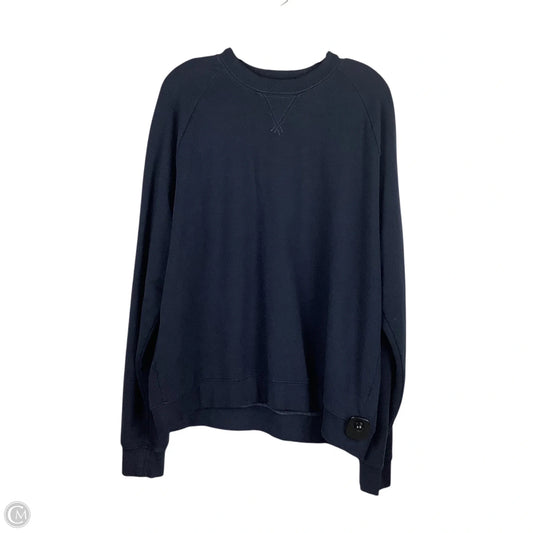 Sweatshirt Crewneck By Clothes Mentor In Navy, Size: Xl
