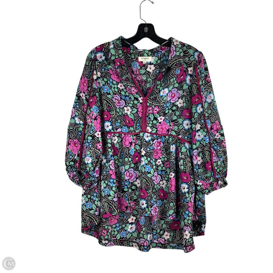 Top Long Sleeve By Umgee In Purple, Size: M