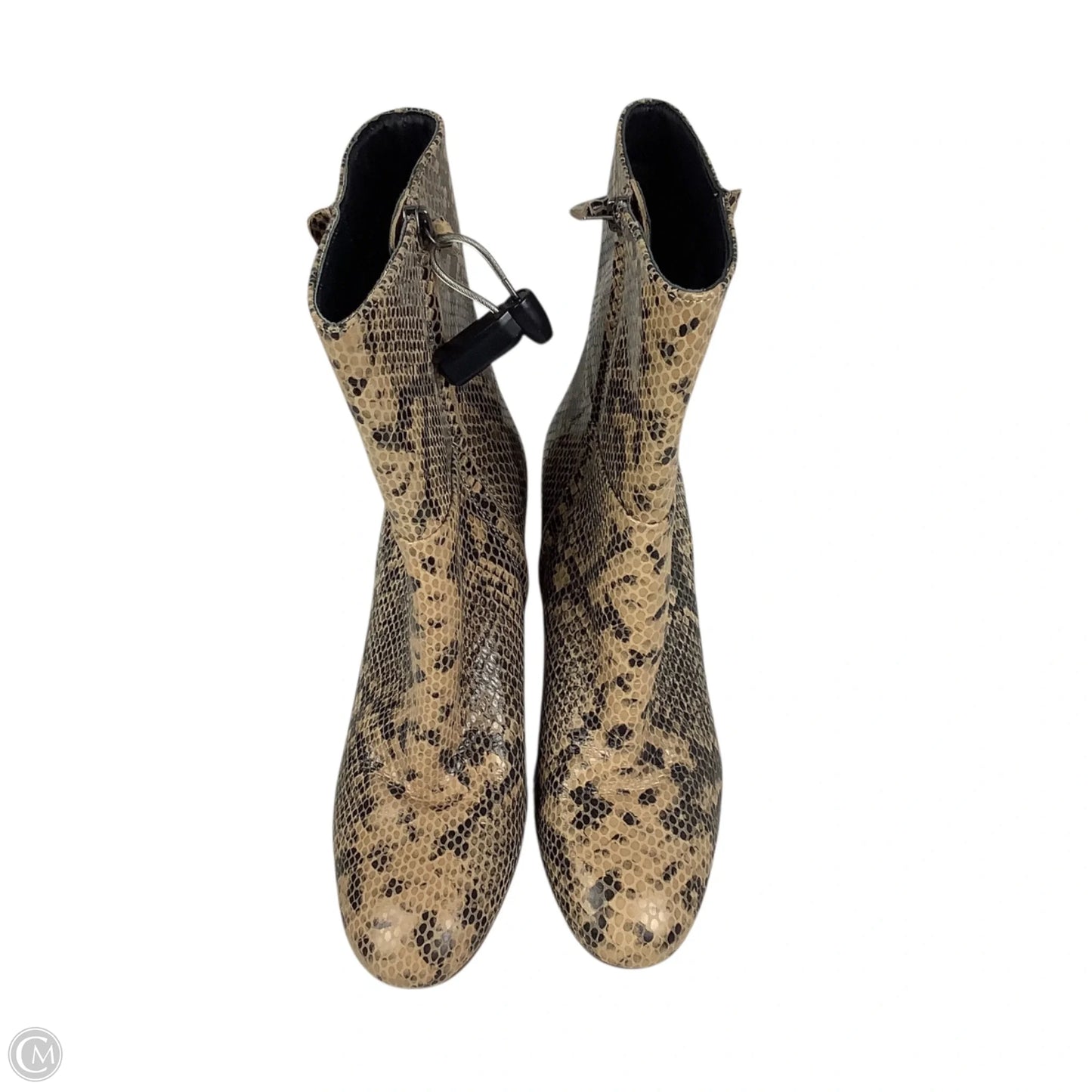 Boots Ankle Heels By Seychelles In Snakeskin Print, Size: 8