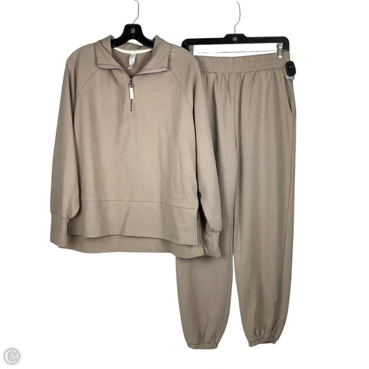 Pants Set 2pc By Balance Collection In Brown, Size: L