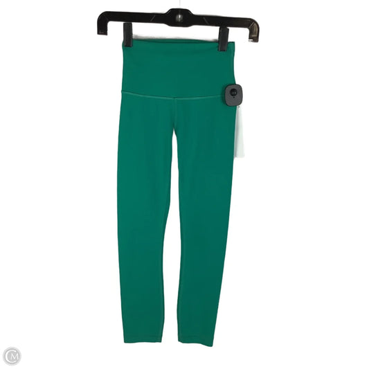 Athletic Leggings By Lululemon In Teal, Size: 0