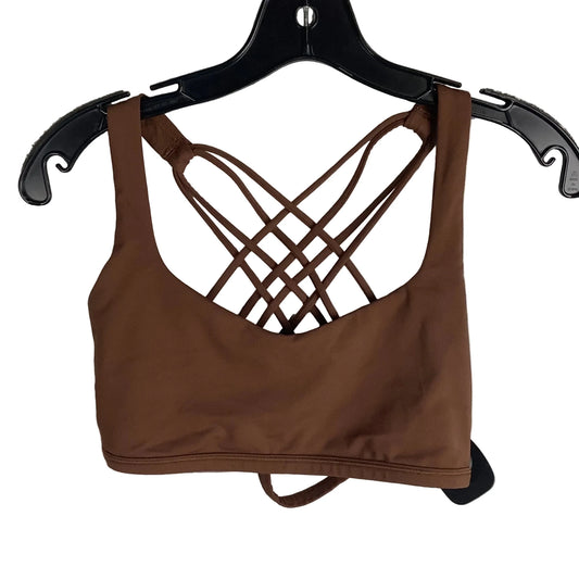 Athletic Bra By Lululemon In Brown, Size: 6
