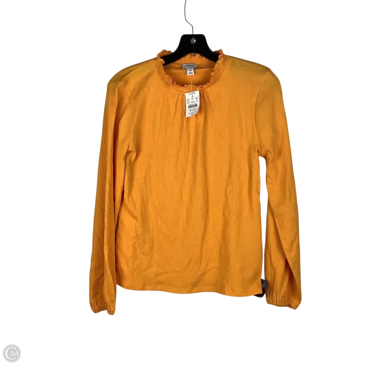 Top Long Sleeve By J. Crew In Yellow, Size: Xs