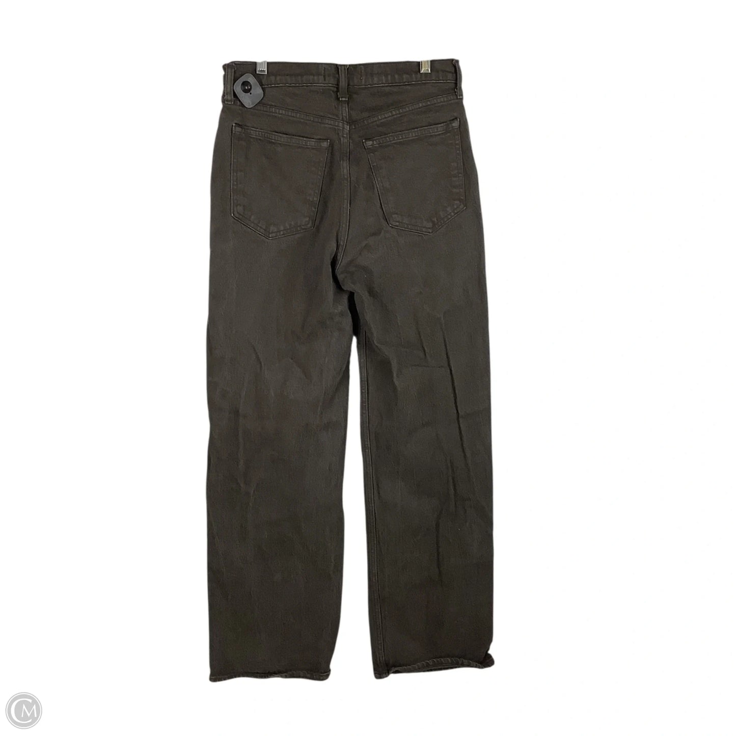 Jeans Straight By Abercrombie And Fitch In Brown Denim, Size: 8