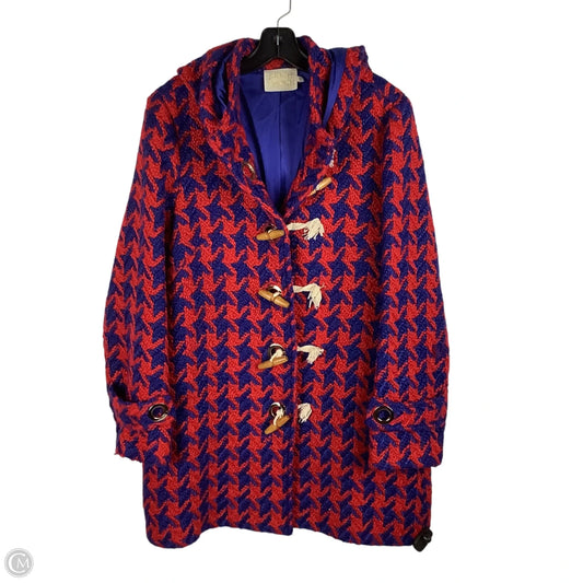 Coat Other By Judith March In Blue & Red, Size: L