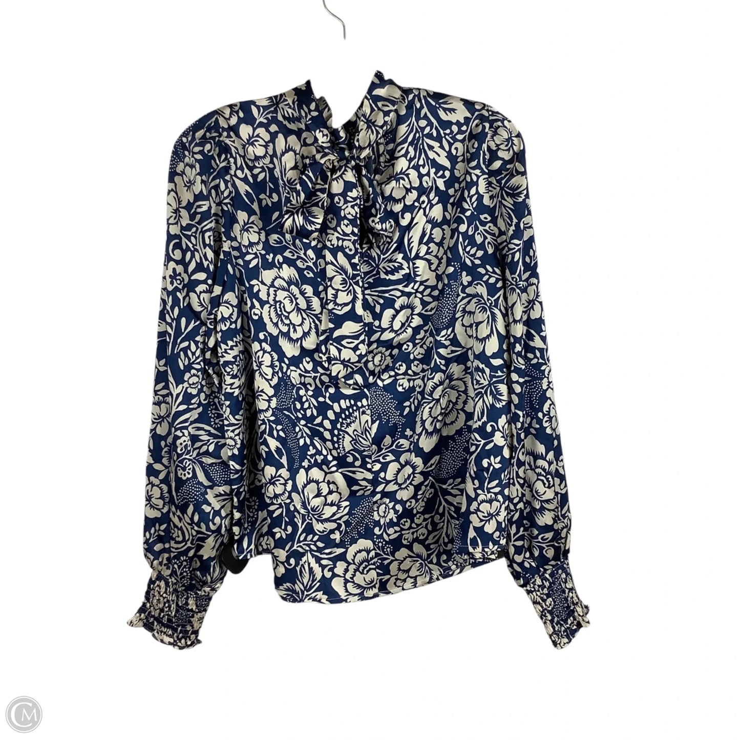 Top Long Sleeve By Clothes Mentor In Blue, Size: L