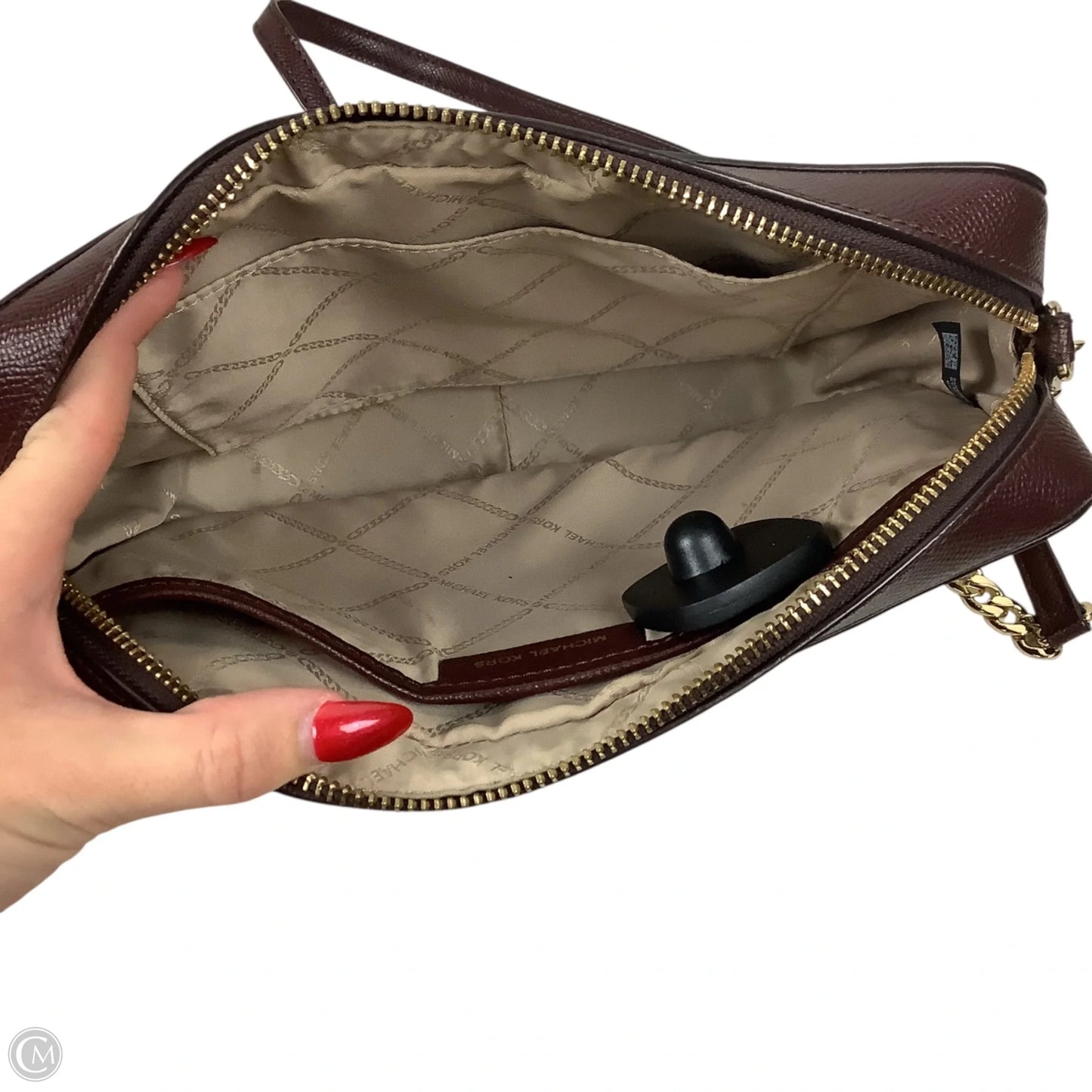 Crossbody Designer By Michael Kors, Size: Medium