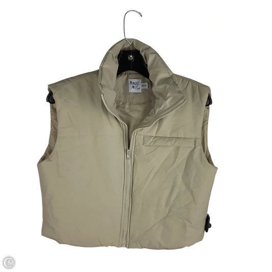 Vest Puffer & Quilted By Princess Polly In Tan, Size: Xs/S