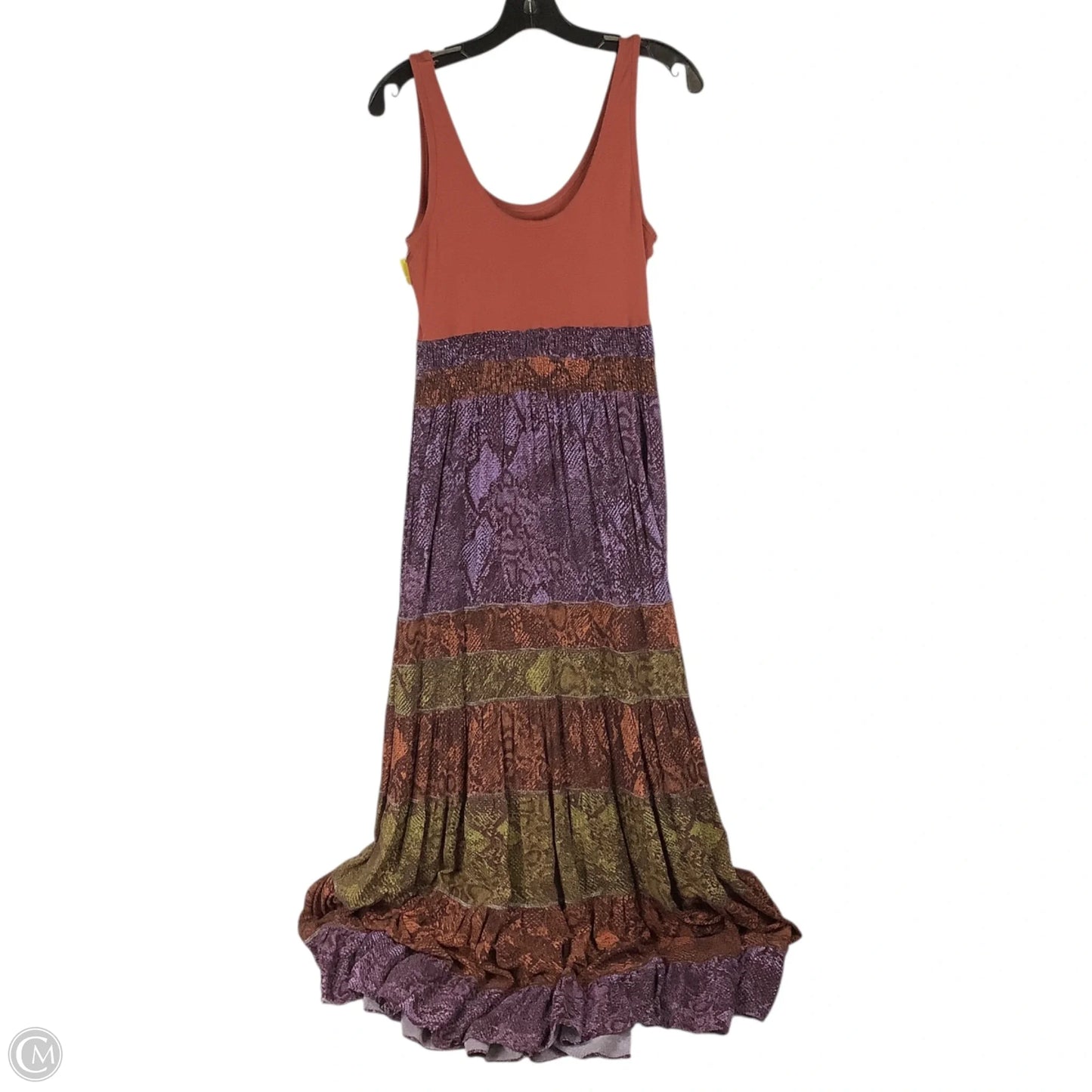 Dress Casual Maxi By Anthropologie In Orange & Purple, Size: S