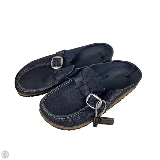 Shoes Flats By Birkenstock In Navy, Size: 5 (36)