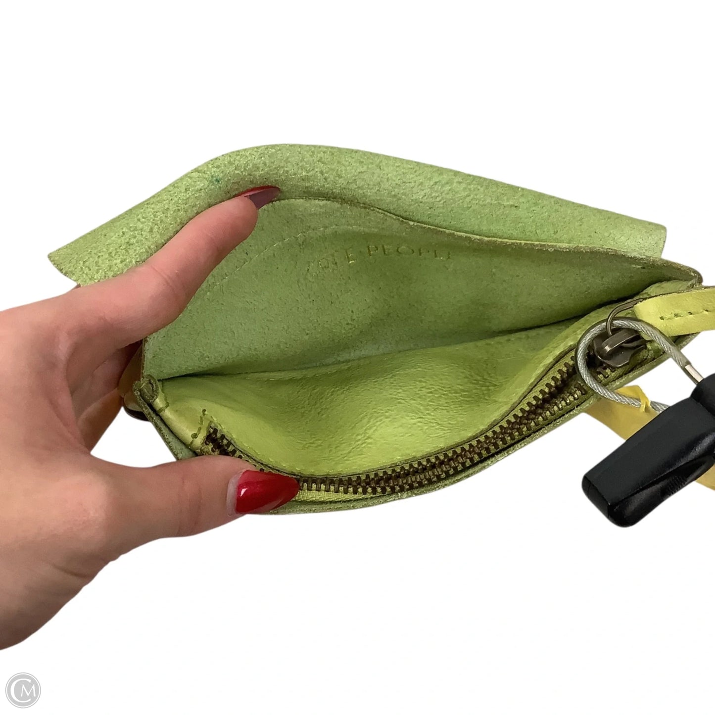 Wallet Leather By Free People, Size: Small