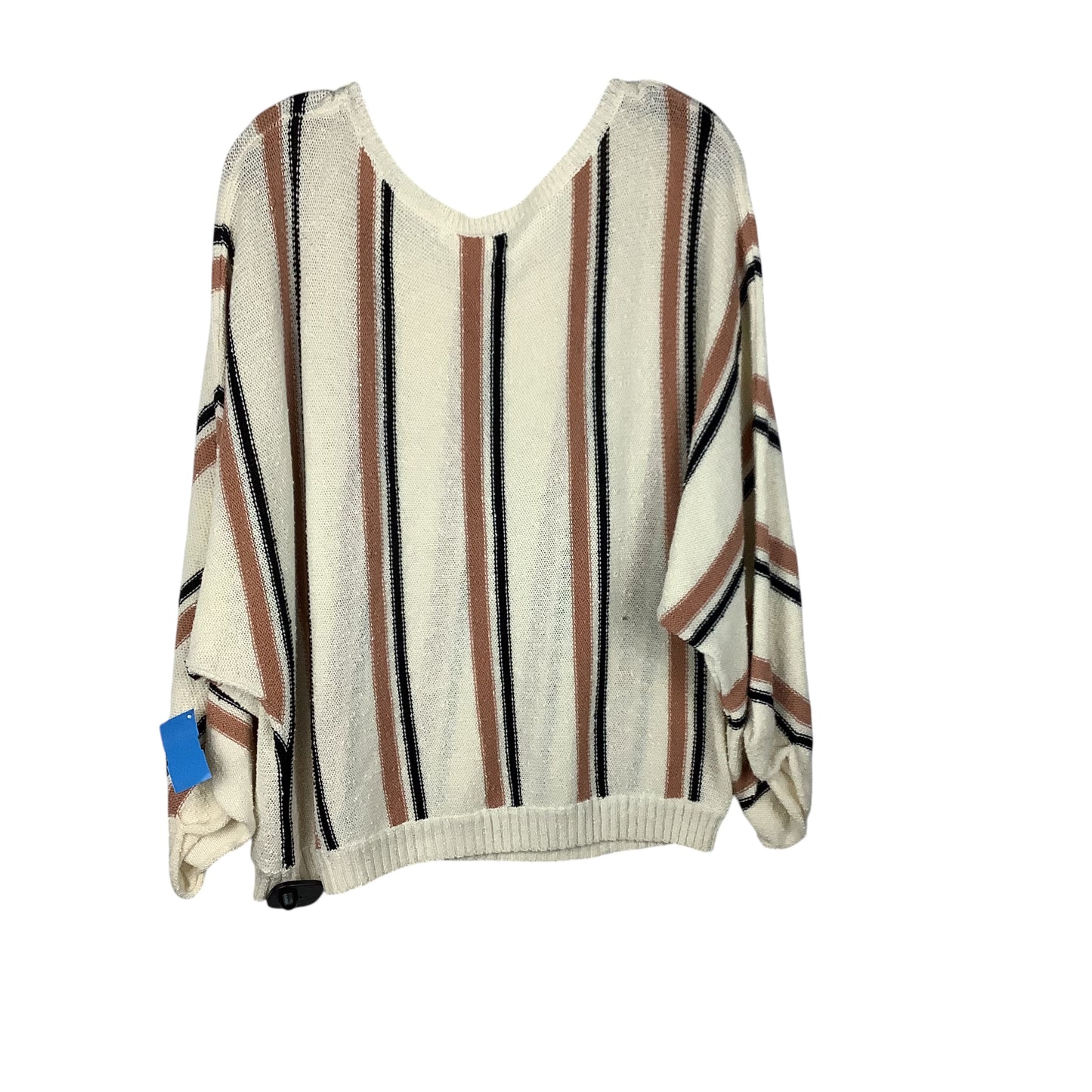 Sweater By Vestique In Striped Pattern, Size: L