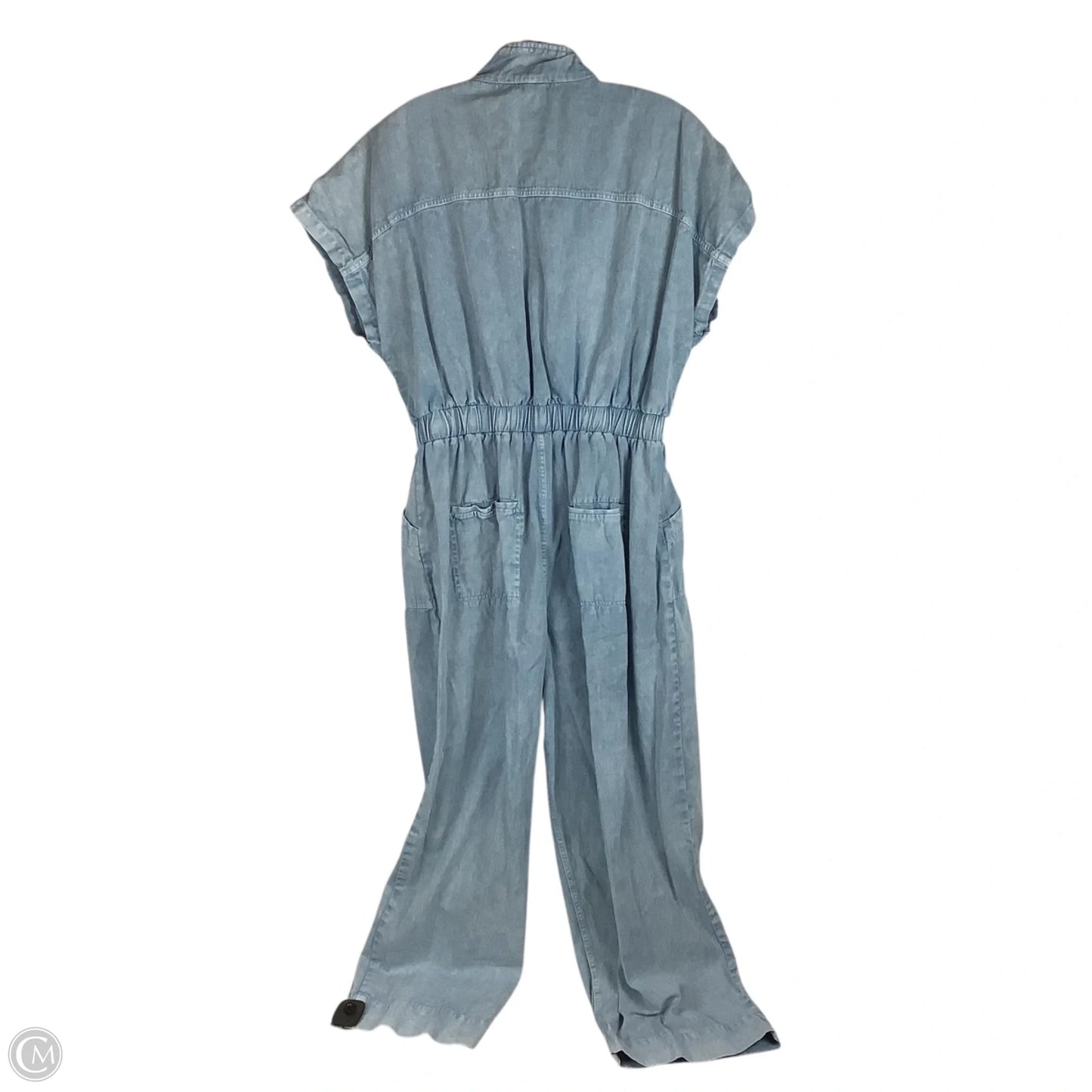 Jumpsuit By Simply Southern In Blue Denim, Size: Xl