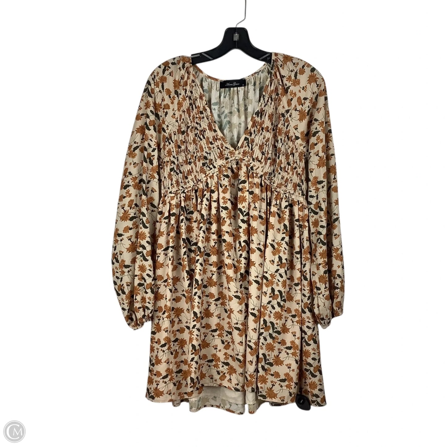 Dress Casual Short By Anna Grace In Brown, Size: M