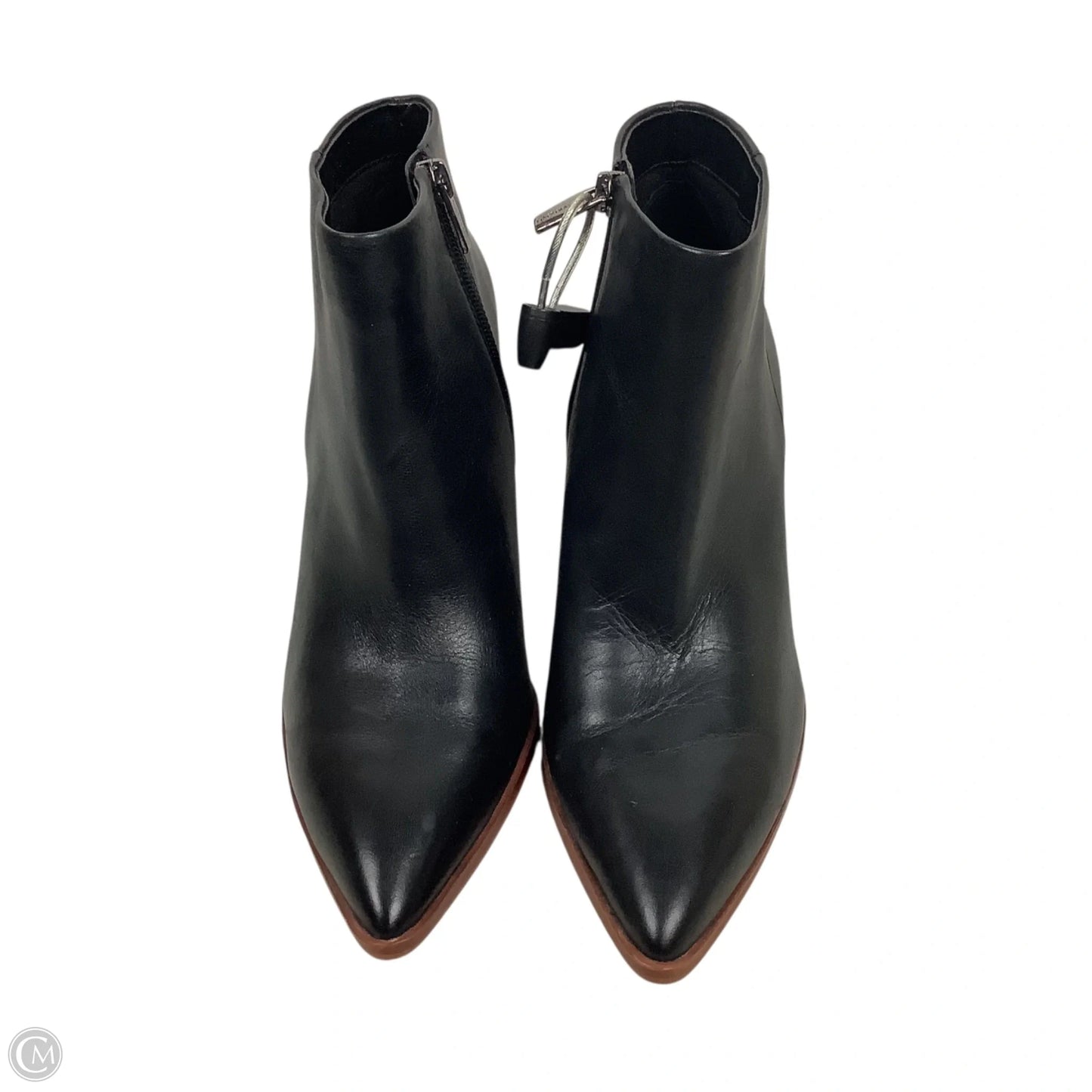 Boots Ankle Heels By Vince Camuto In Black, Size: 9.5