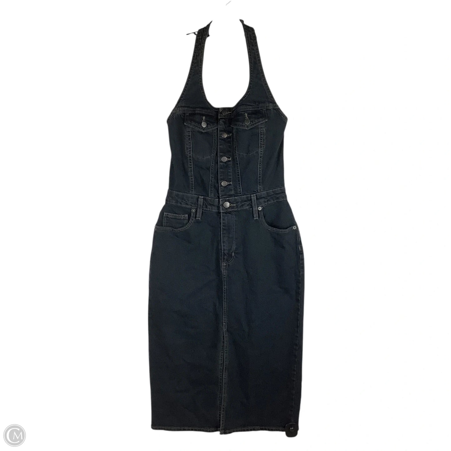 Dress Casual Maxi By Universal Thread In Blue Denim, Size: 6