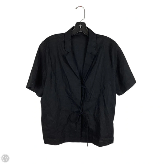 Top Short Sleeve By Express In Black, Size: S