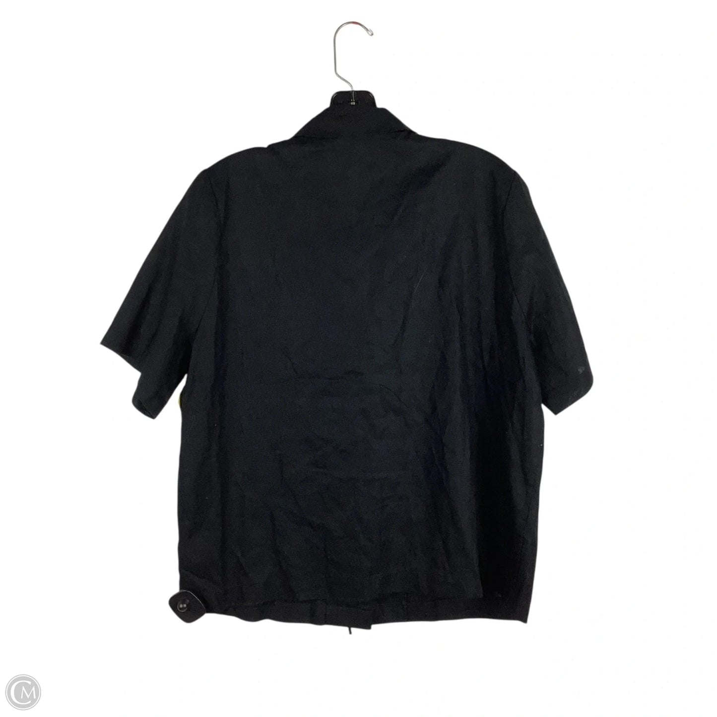 Top Short Sleeve By Express In Black, Size: S