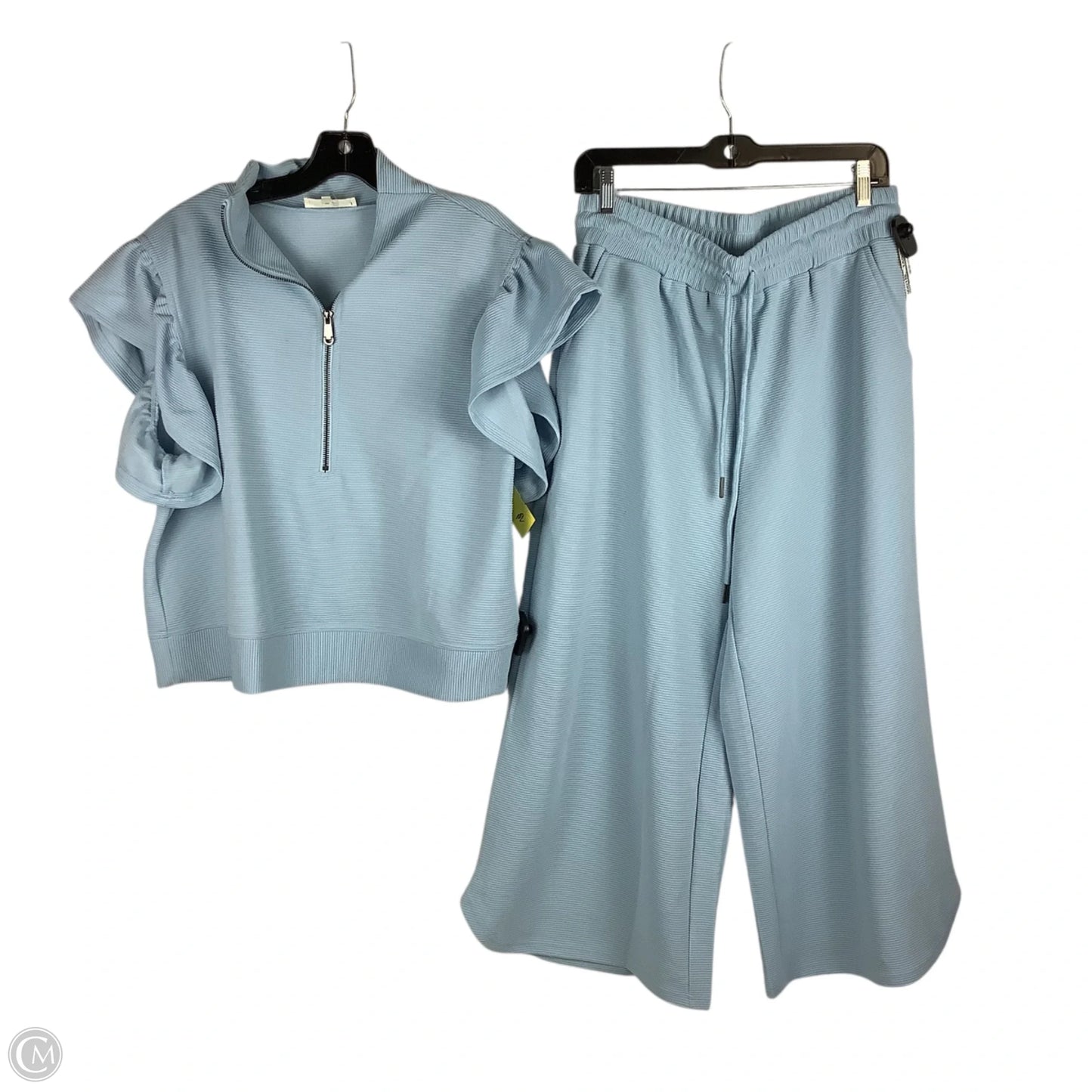 Pants Set 2pc By Entro In Blue, Size: L