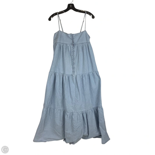 Dress Casual Maxi By White Birch In Blue Denim, Size: L