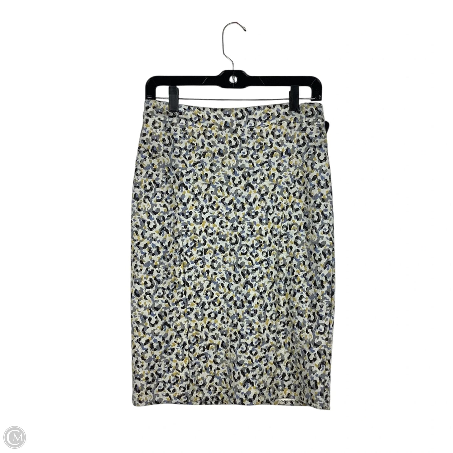 Skirt Midi By Maeve In Blue & Yellow, Size: S