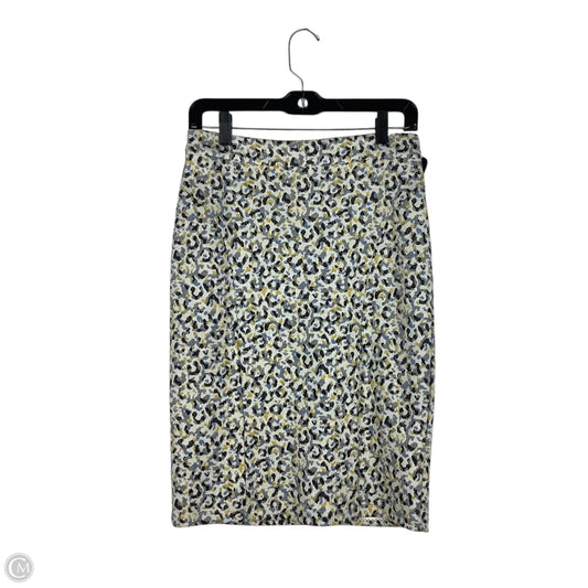Skirt Midi By Maeve In Blue & Yellow, Size: S