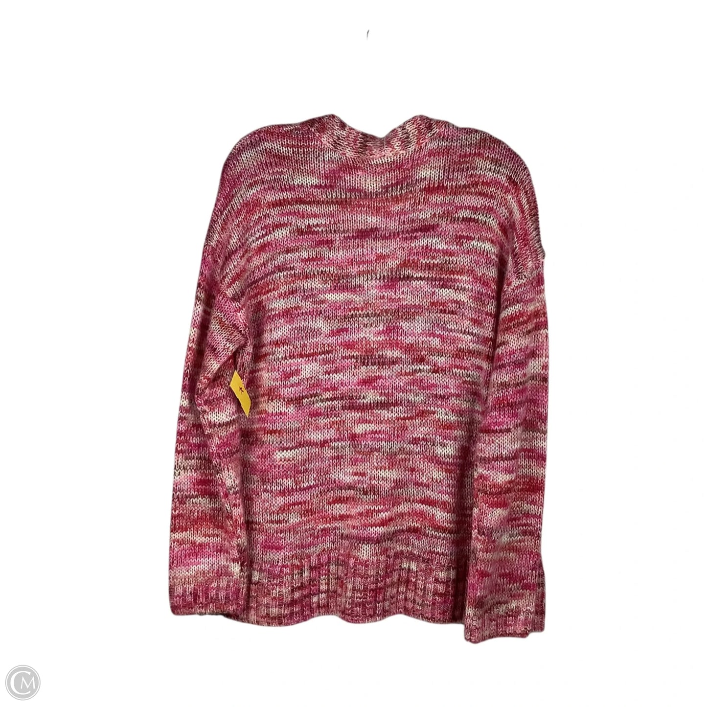 Sweater Cardigan By Loft In Pink, Size: M