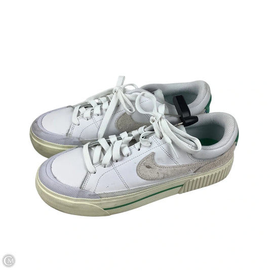 Shoes Sneakers By Nike In White, Size: 8.5