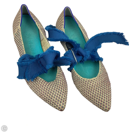 Shoes Flats By Rothys In Gold, Size: 9