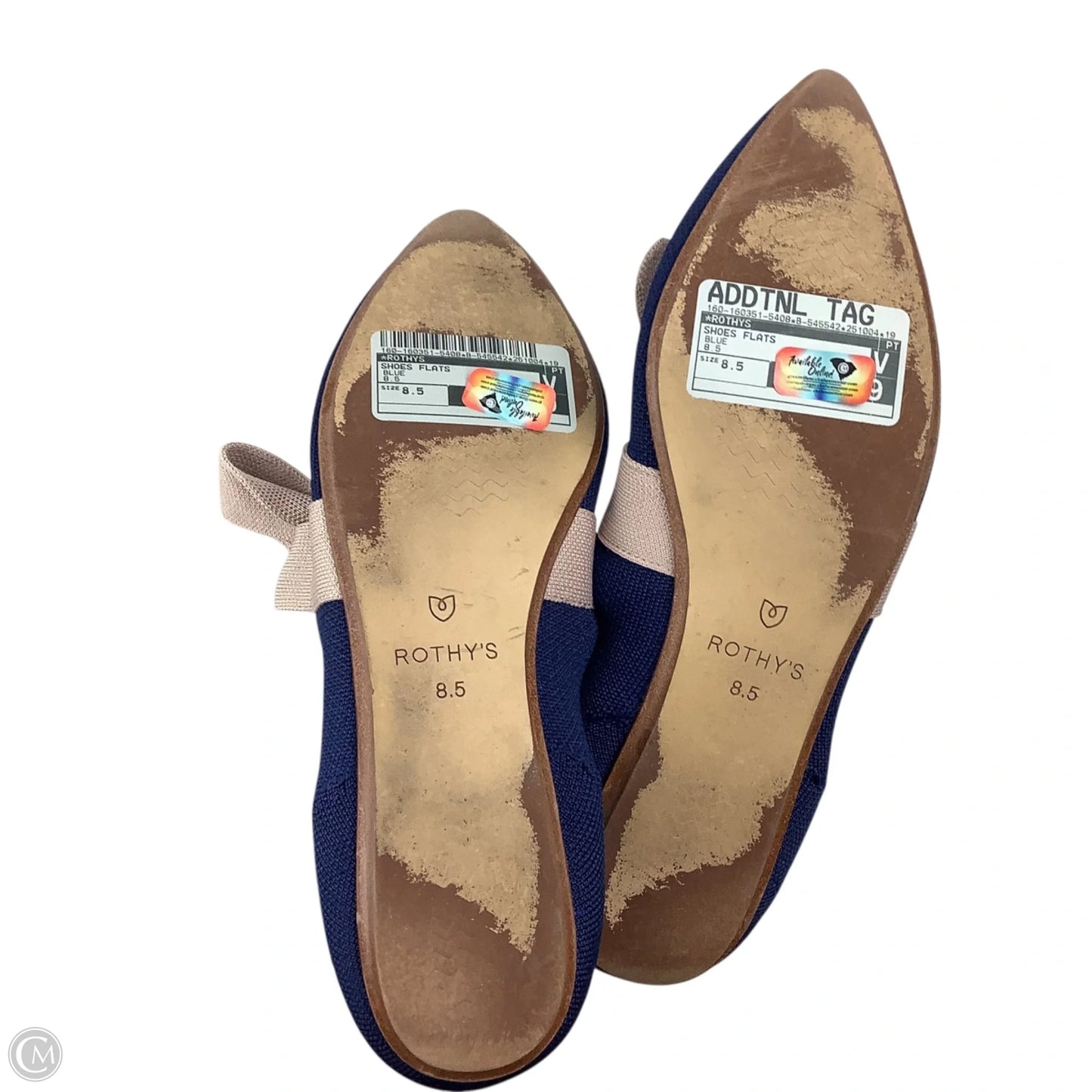 Shoes Flats By Rothys In Blue, Size: 8.5