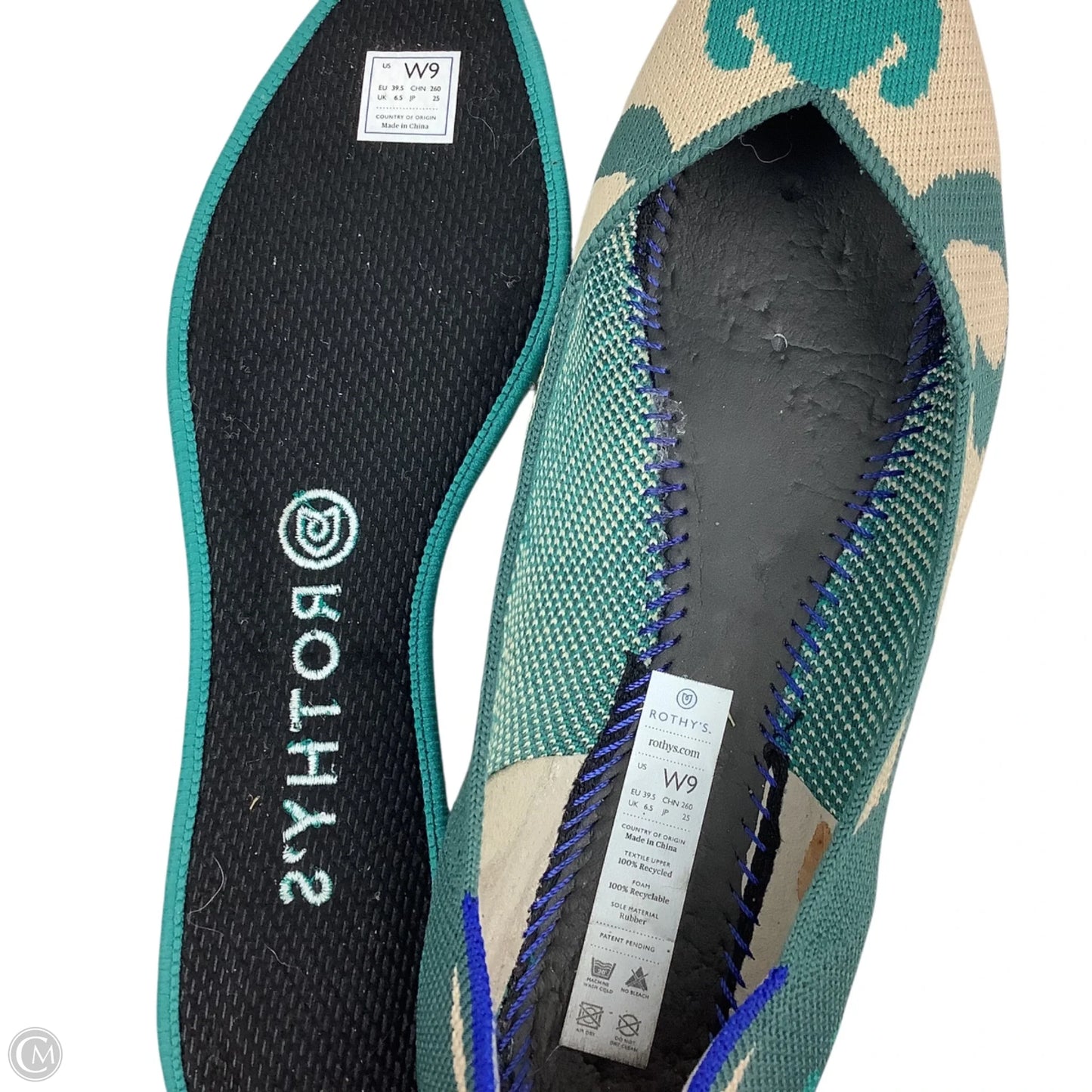 Shoes Flats By Rothys In Cream, Size: 9