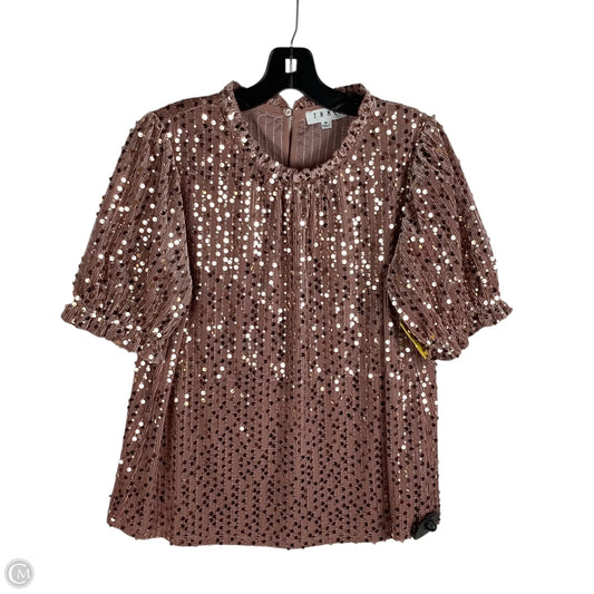 Top Short Sleeve By Thml In Pink, Size: M