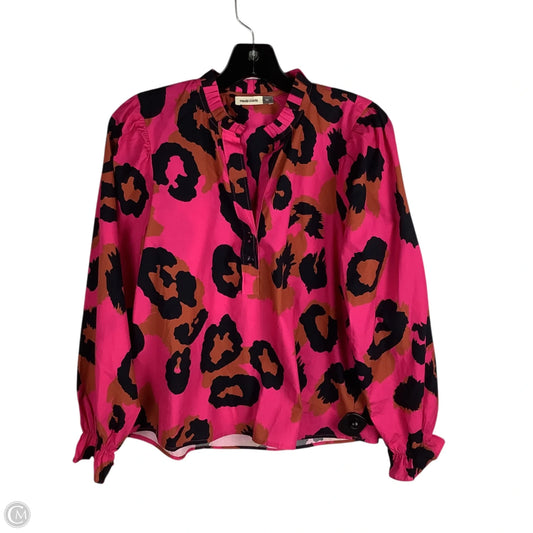 Top Long Sleeve By Clothes Mentor In Pink, Size: M