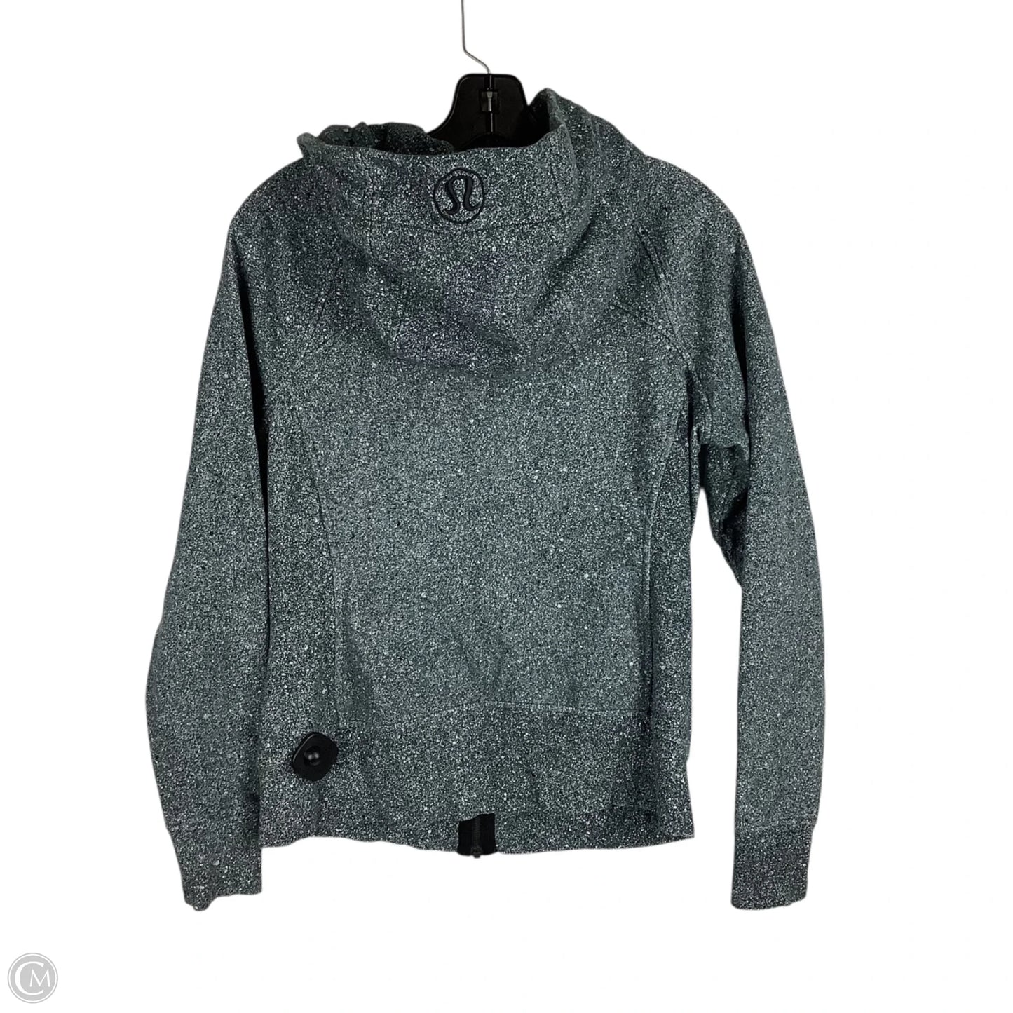 Athletic Jacket By Lululemon In Grey, Size: 8
