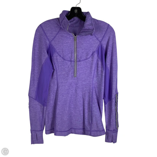 Athletic Jacket By Lululemon In Purple, Size: 8