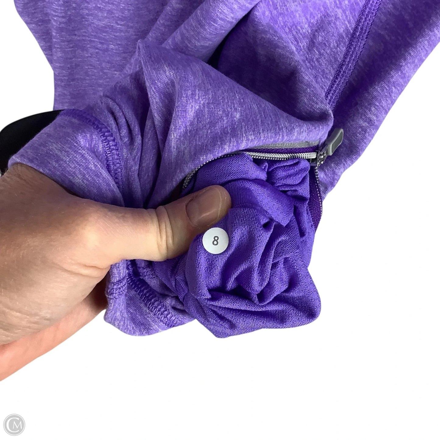 Athletic Jacket By Lululemon In Purple, Size: 8