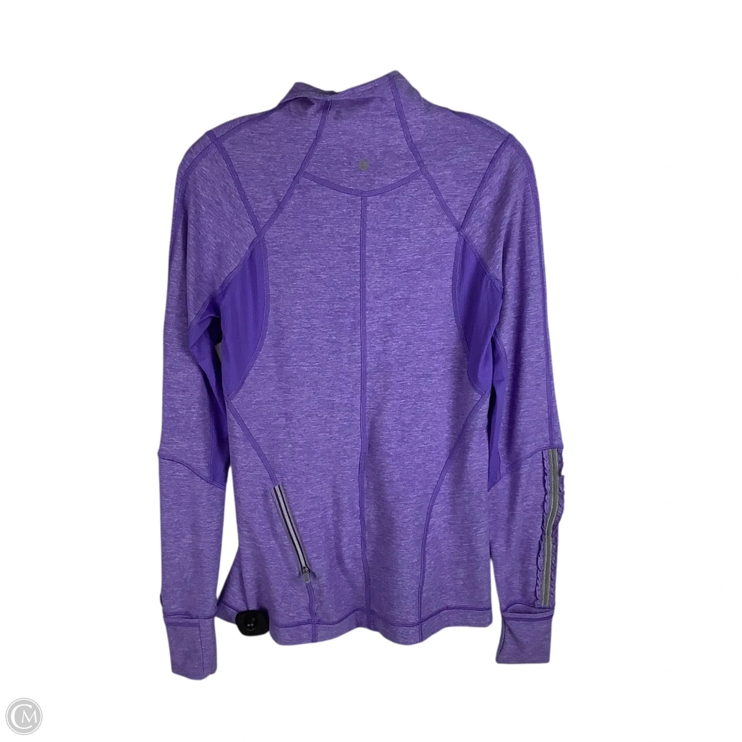 Athletic Jacket By Lululemon In Purple, Size: 8