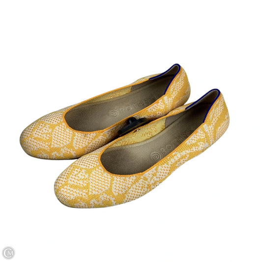 Shoes Flats By Rothys In Yellow, Size: 9.5