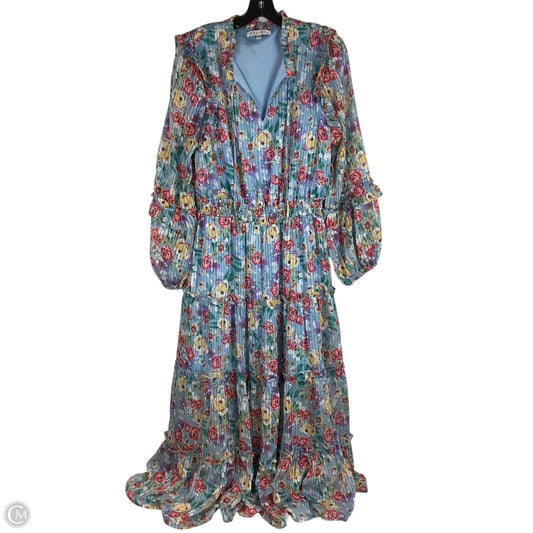 Dress Casual Maxi By Joy Joy In Blue, Size: Xl
