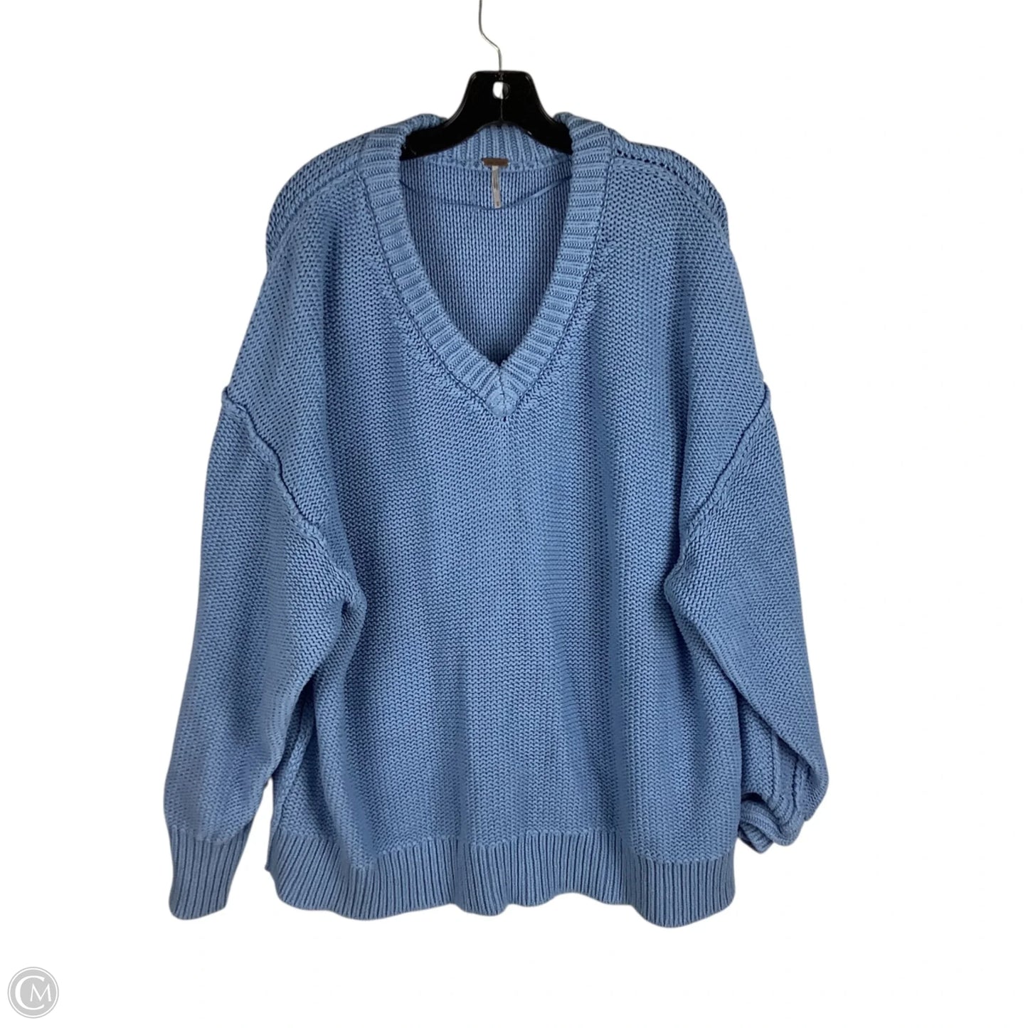 Sweater By Free People In Blue, Size: M (oversized)
