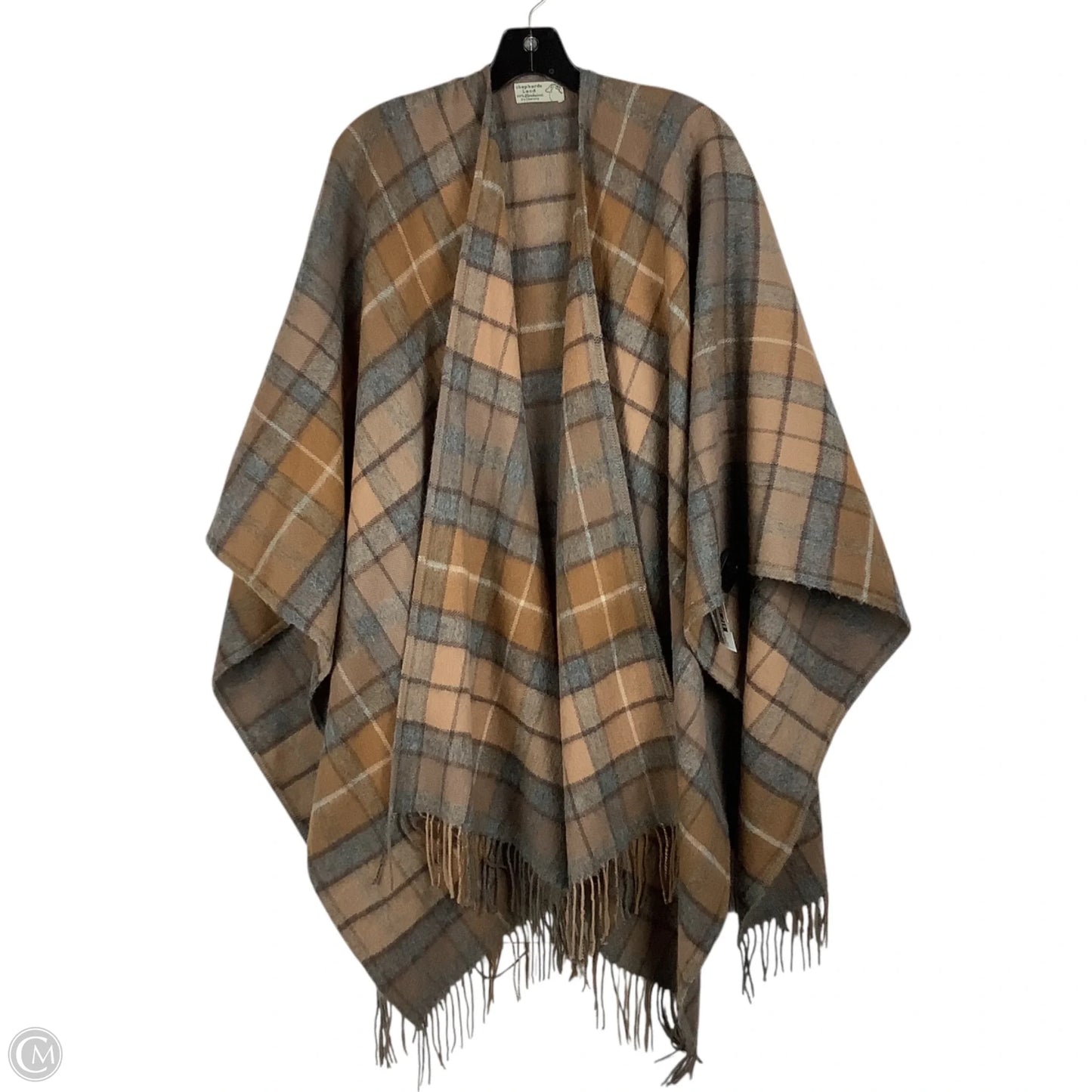 Shawl By Clothes Mentor In Brown, ONE SIZE