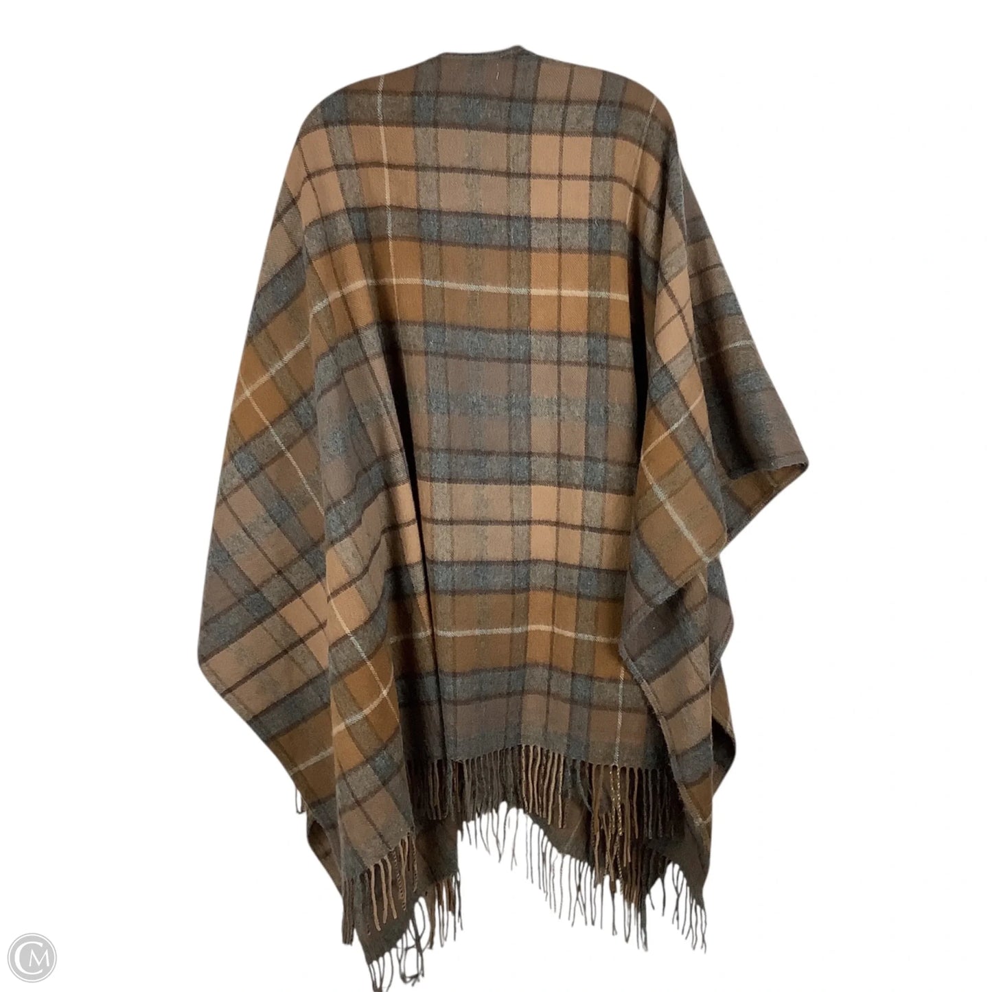 Shawl By Clothes Mentor In Brown, ONE SIZE